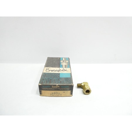 Swagelok 1/2IN 1/4IN BRASS TUBE NPT PIPE ELBOW, 20PK B-810-2-4